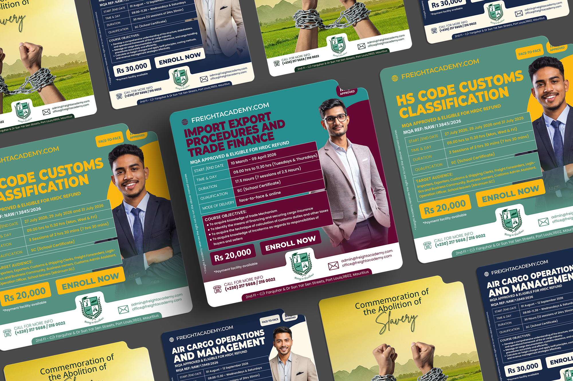 Freight Academy Online Marketing Promotional Banner Showcase