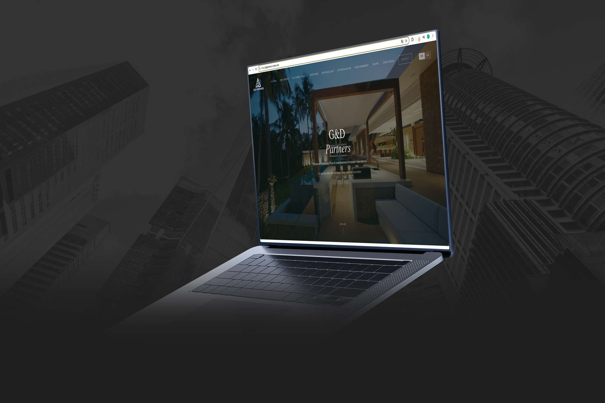 G&D Partners Wealth Advisory and Premium Real Estate Landing Page