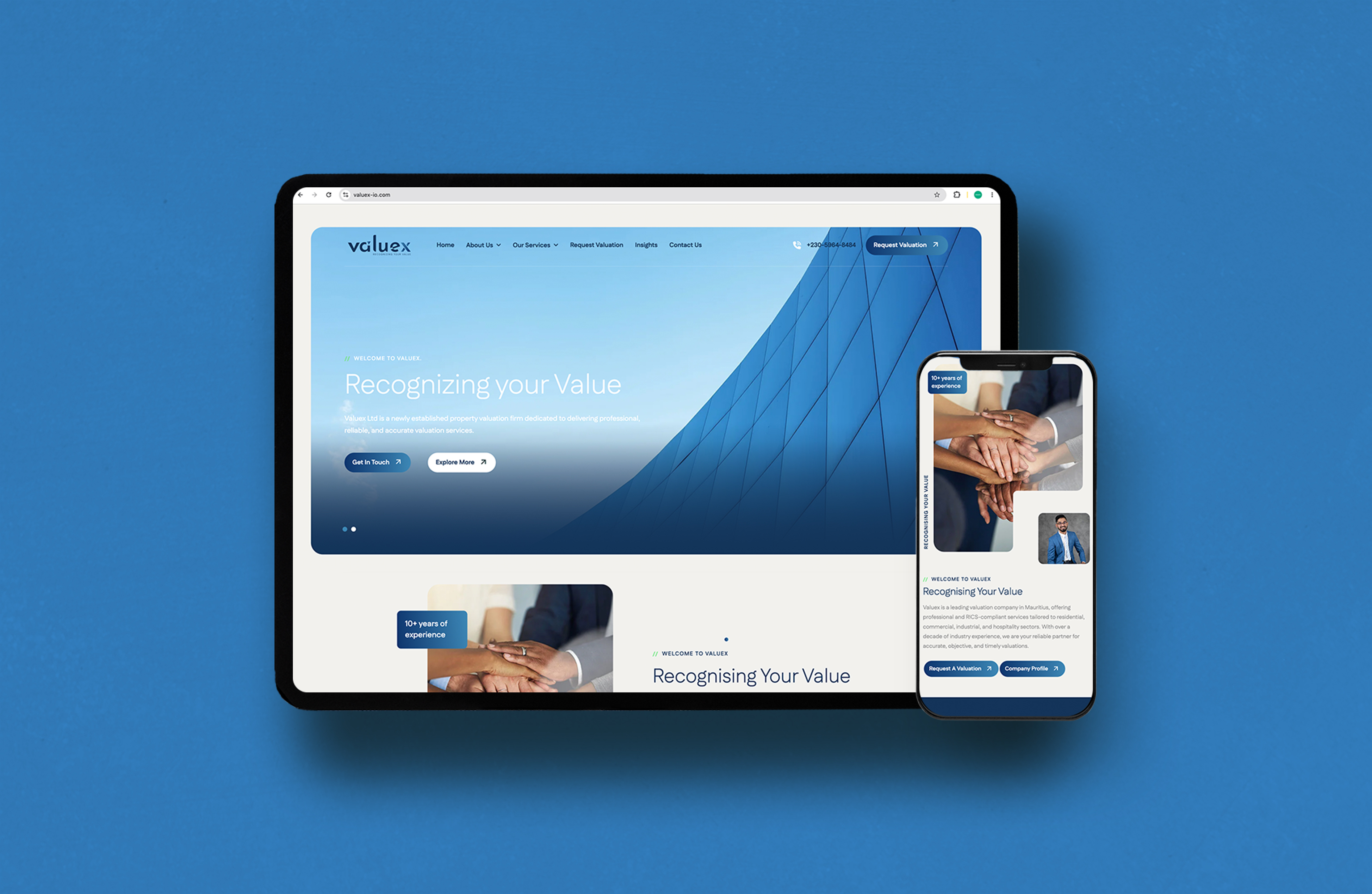 Valuex Property Valuation Advisory Portal Interface